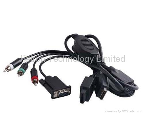 Wii / PS3 VGA Cable - JT-1004701 - Jietron (China Manufacturer) - Audio &  Video Cable - Optical Fiber, Cable & Wire Products - DIYTrade