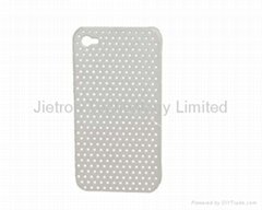 Plastic case for iPhone 4G(with small plum blossom pattern)