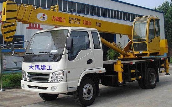 10 tons mini truck crane QLY10 2