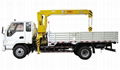 Lorry-mounted crane