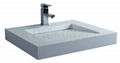 artificial stone cheap bathroom basin 3