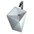 artificial stone cheap bathroom basin 4