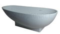 modern round outdoor bathroom stone bathtub 2