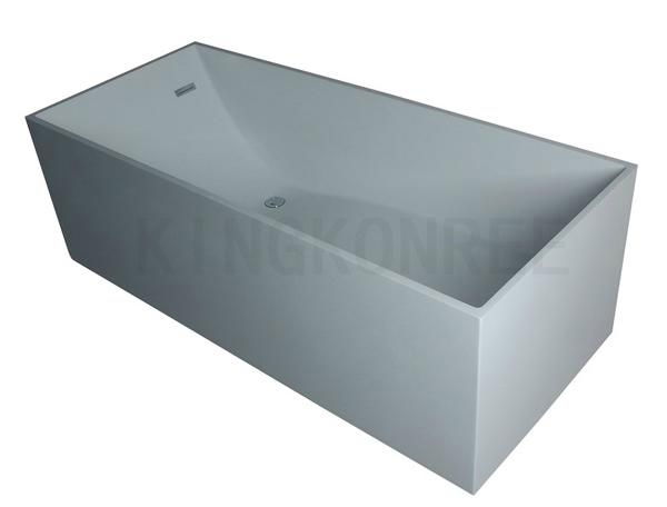 modern round outdoor bathroom stone bathtub 4