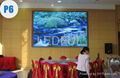 Indoor P6 led display 1R1G1B 1