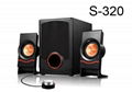 supply  2.1 ch  speaker computer speaker active speaker S-320 1