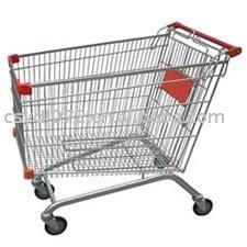 European supermarket trolley