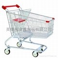 American supermarket trolley