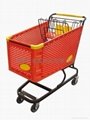 Plastic supermarket trolley 3