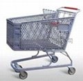 Plastic supermarket trolley 4