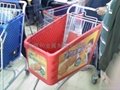 Plastic supermarket trolley 5