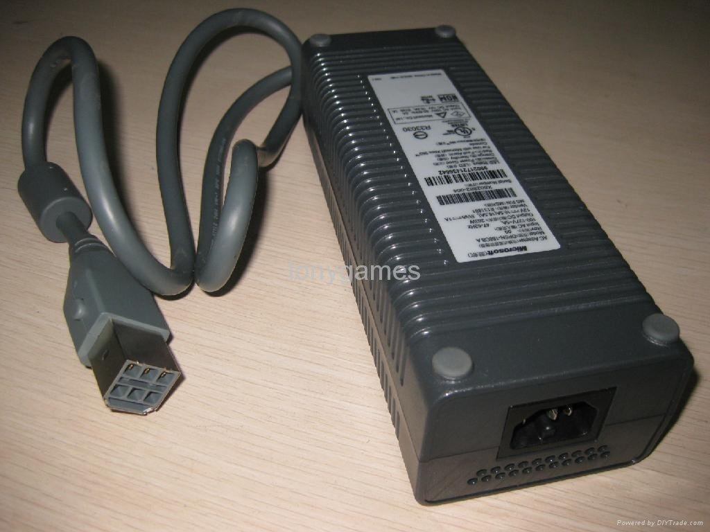 Wholesale XBOX360 AC Adapter 110V,accept OEM 1