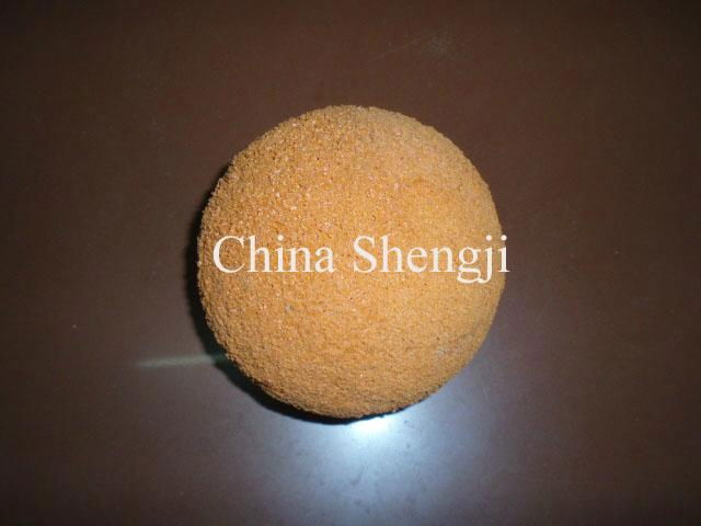 5" soft concrete pump cleaning ball 4
