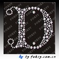2012 fashion alphabet hot fix motif design 4