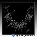 2011 new collar lace rhinestone hotfix