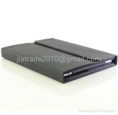 Leather Cover for both Ipad2 and New Ipad2 With Bluetooth Keyboard