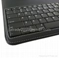 Leather Cover for both Ipad2 and New Ipad2 With Bluetooth Keyboard 3