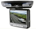 9 inch flipdown car dvd player with FM,TV and game  1