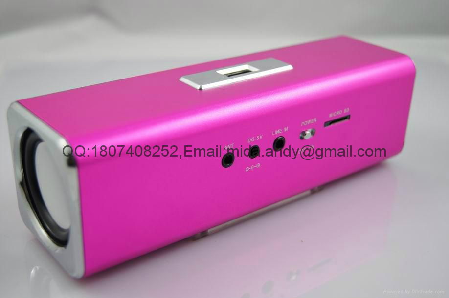 Great promotion Music angel UK2 portable gift card computer MP3 speaker