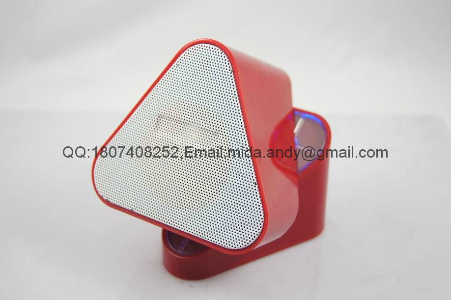 New Hot sale portable speaker M6 support USB/SD/TF/MP3 with FM 3