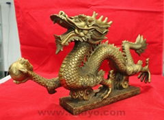 bronze large chinese dragon 