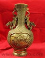 Chinese Dragon and Phoenix flower vase