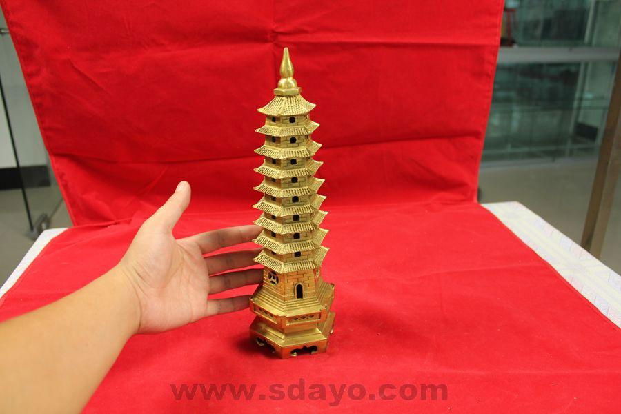 brass Wenchang tower pagoda 2