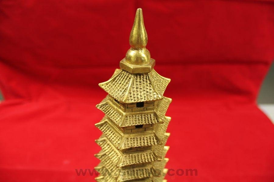 brass Wenchang tower pagoda 4