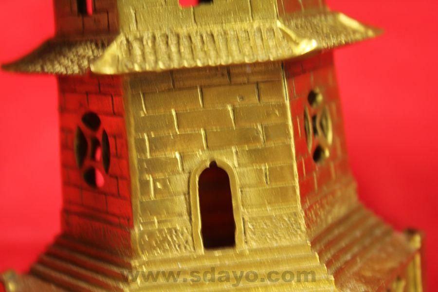brass Wenchang tower pagoda 5