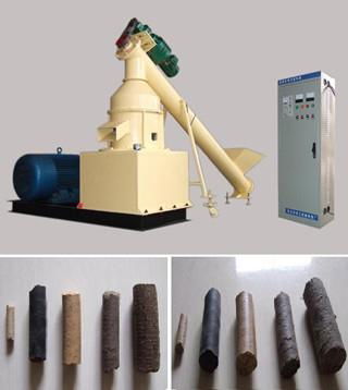 BBQ biomass charcoal briquette making machine 4