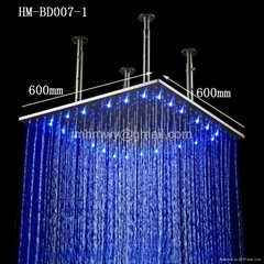 24 inches ceiling rainfall led shower light