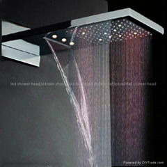 led rain shower,waterfall led shower