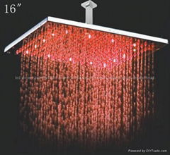 led shower head