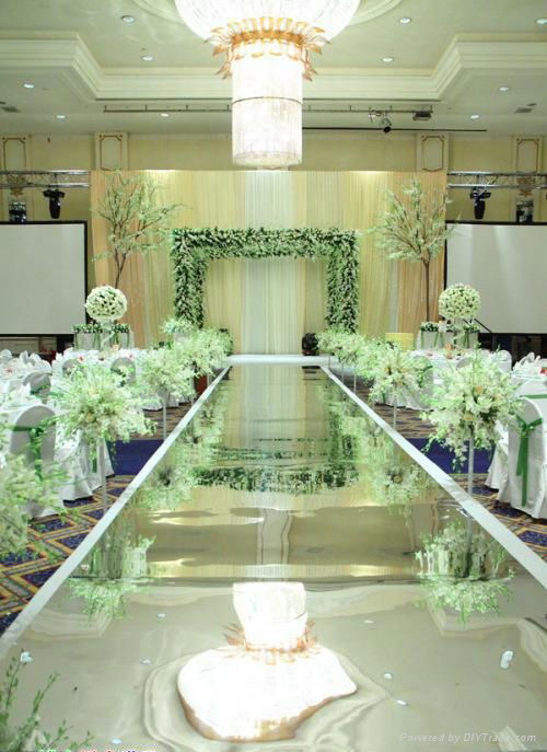 生產專供北京婚慶鏡面地毯舞臺地板