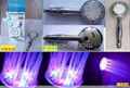 Automatic Change Romantic 7 Colors 9 LED Lights Bathroom Shower Head  3