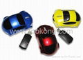 3D Car Shape Optical Mouse USB Wireless Mouse For Laptop Notebook 3