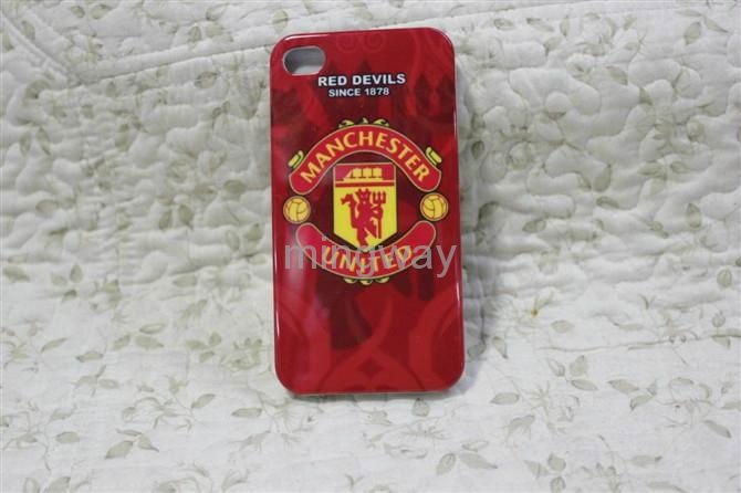 For iPhone4 cover with Manchester United MW-P01