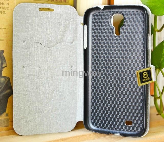for S4 I9500 phone case with card slots