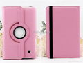 for galaxy tab P3100 leather case with 360 degree