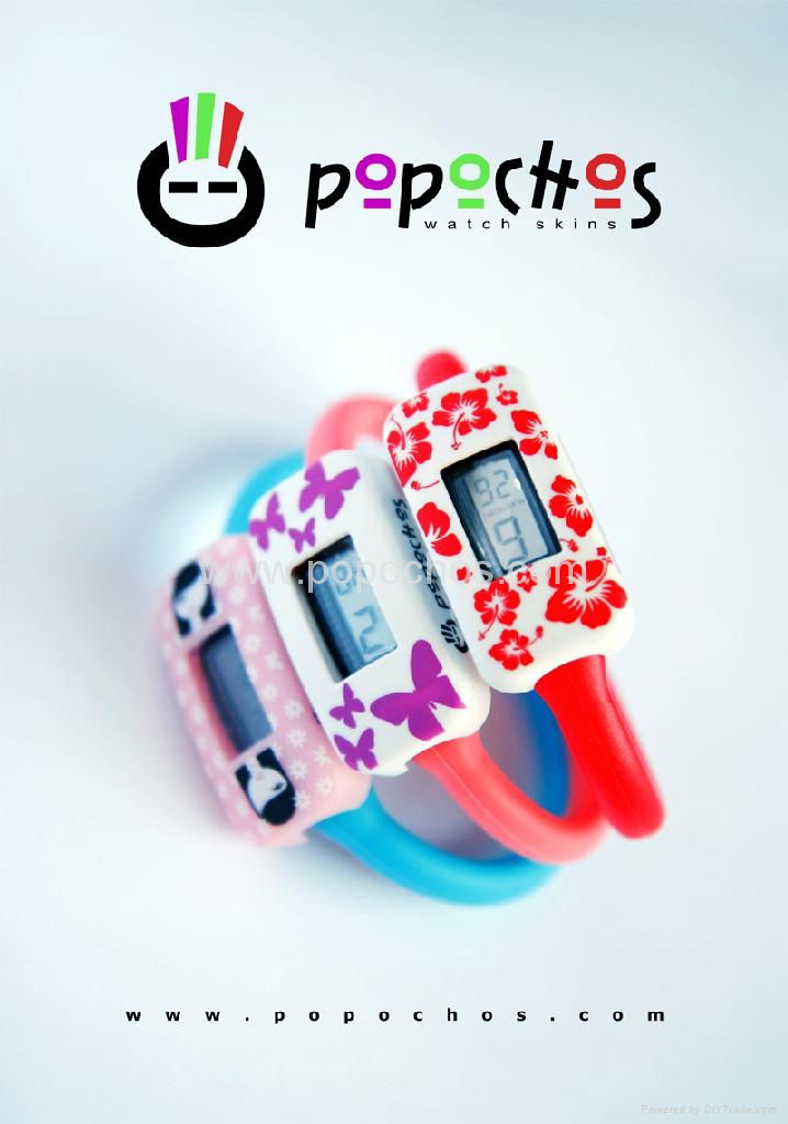 Popochos Watch Skins for silicon watch 5