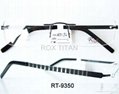 rimless titanium optical frames/eyewear 1