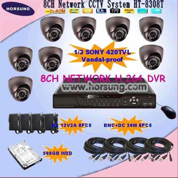 Metal Design 30M Night Vision Dome Security Camera HT-020A 3
