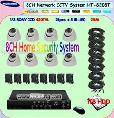 8CH CCTV Camera & DVR Surveillance