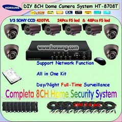 8ch CCTV Camera DVR Systems Kit