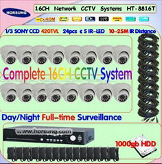 16ch CCTV Camera DVR Systems Kit