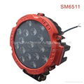 51W 6" crane truck vehicle LED work light 1