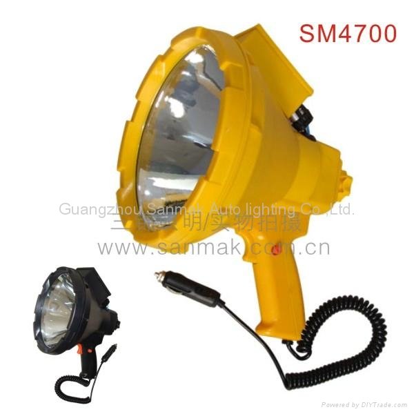 HID portable camping search light 4