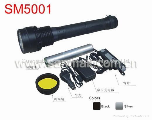 3500lm 50W HID super bright torch