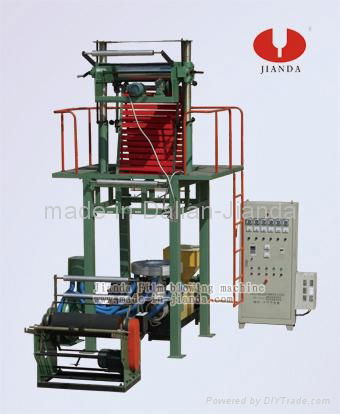 Plastic film blowing machine