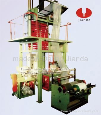 Anti-fake plastic film blowing machine